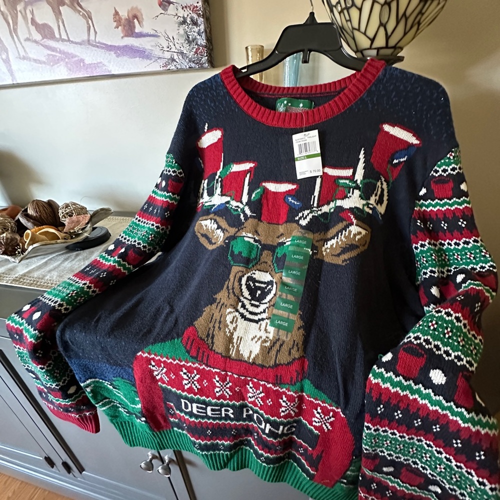 Men’s Christmas Sweater NWT